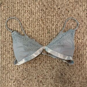 Light blue LA hearts bikini top